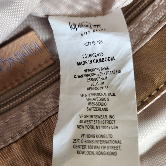Kipling Sabian Mini Crossbody Bag in Sand Metallic - Picture 14 of 14